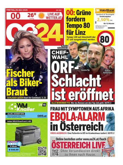 oe24 Abendausgabe 2026-05-29