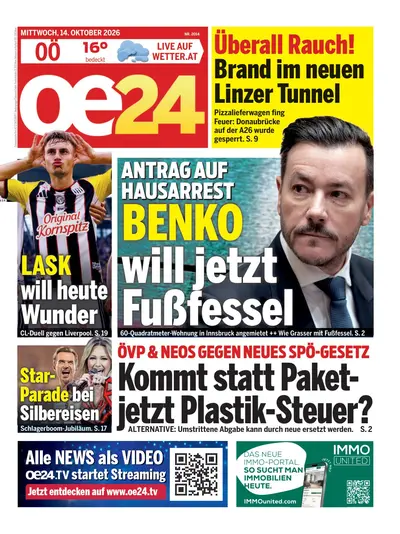 oe24 Abendausgabe 2026-10-14